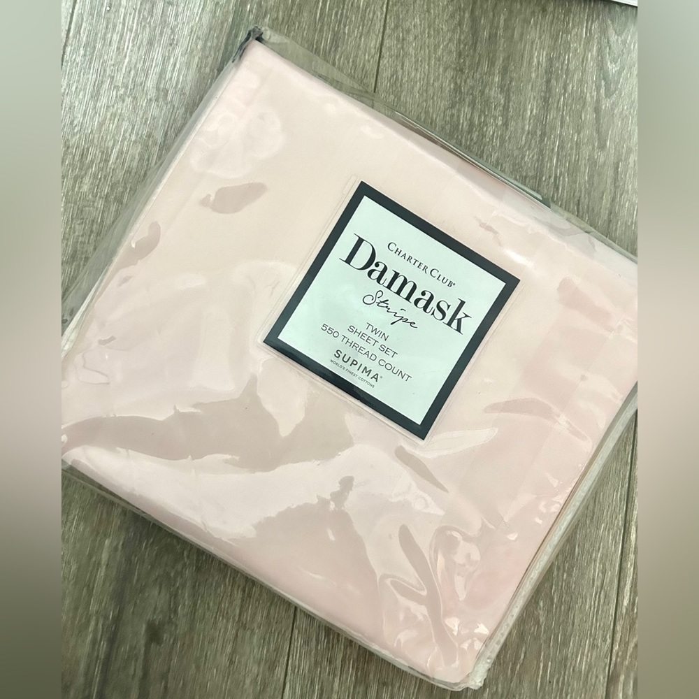Charter Club Damask Flat Sheet